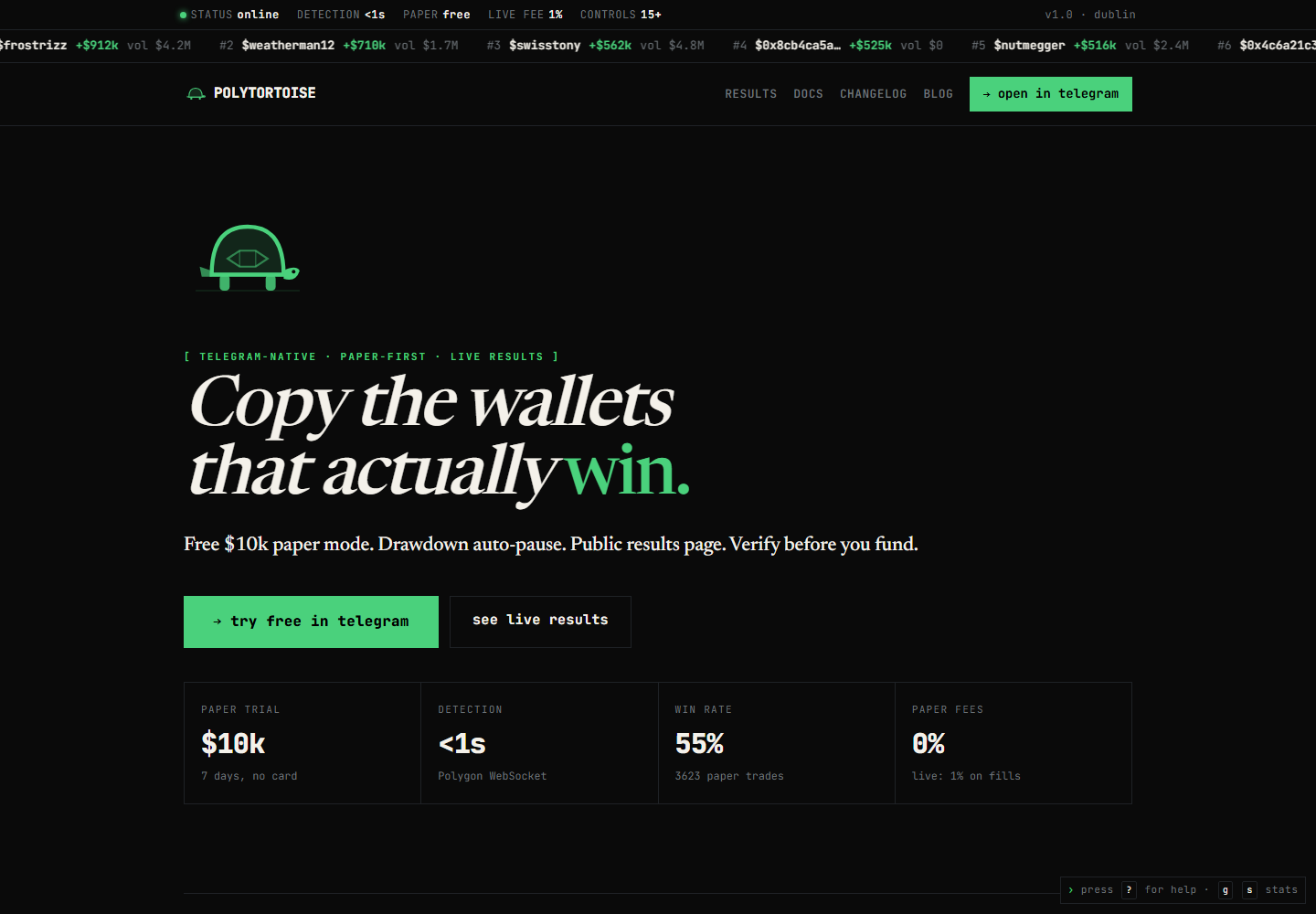 PolyTortoise live product page